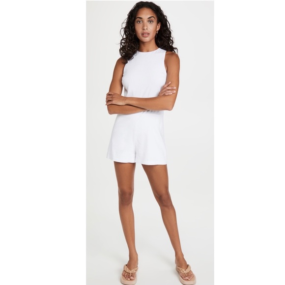 NEW VINCE WHITE SLEEVELESS ROMPER - Picture 10 of 10